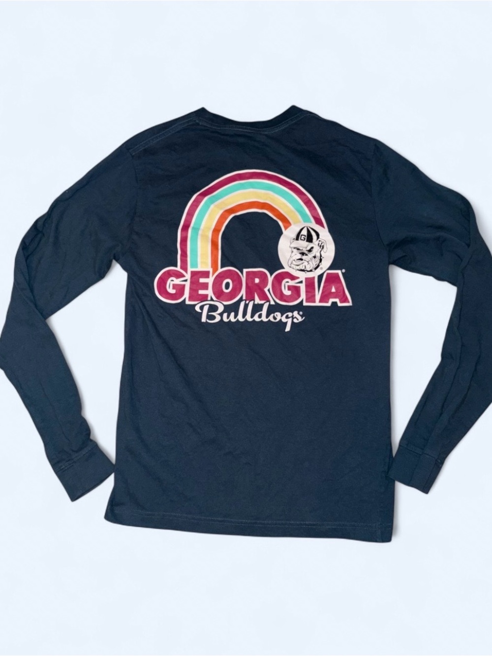 Georgia Bulldogs UGA Long Sleeve Pocket Tee - Size S